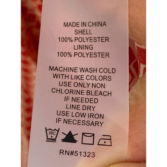 Vince Camuto Apricot Scarf Dress Size 16  Spring Safari Sleeveless 7240 NWT - Picture 8 of 9